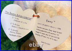TY Beanie Baby Ewey RARE Tag Error