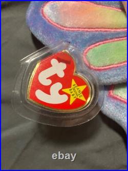 TY Beanie Baby FLITTER the Butterfly MINT Tag errors RARE FLITTER