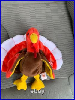 TY Beanie Baby GOBBLES the Turkey Nov 27, 1996 RARE BEANIE BABY RARE