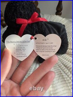 TY Beanie Baby Gigi RARE With Tag Errors