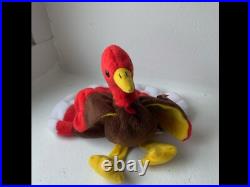 TY Beanie Baby Gobbles the Turkey (1996) Rare/Retired Collectable