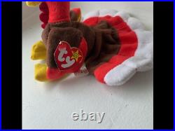 TY Beanie Baby Gobbles the Turkey (1996) Rare/Retired Collectable
