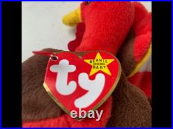TY Beanie Baby Gobbles the Turkey (1996) Rare/Retired Collectable