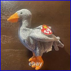 TY Beanie Baby HONKS the Goose 1999 Very RARE Tag & Poem Error