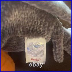 TY Beanie Baby HONKS the Goose 1999 Very RARE Tag & Poem Error