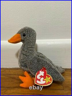 TY Beanie Baby HONKS the Goose 1999 Very RARE Tag & Poem Error! FREE SHIPPING