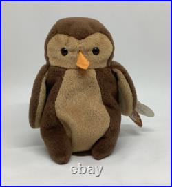 TY Beanie Baby HOOT THE OWL 1995 Retired Rare Tag Errors Mint Vintage TY Beanie Baby HOOT THE OWL 1995 Retired Rare Tag Errors Mint Vintage