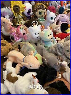 TY Beanie Baby HUGE Lot 95! With Many Mint Collectors RARE Errors