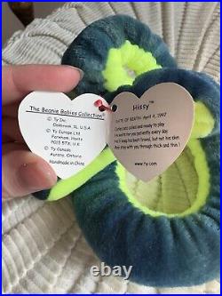 TY Beanie Baby Hissy RARE With Tag Errors