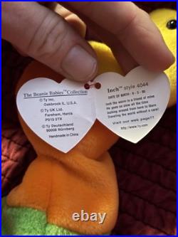 TY Beanie Baby Inch Rare With Errors On Tags Retired 1995