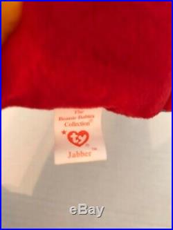 TY Beanie Baby Jabber the Parrot 1997 Rare Retired Vintage & Collectable