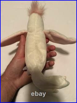 TY Beanie Baby Kuku the Cockatoo with ERRORS RARE RETIRED Bird 1997 1998