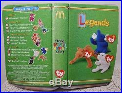 TY Beanie Baby Legends CHILLY and HUMPHREY 2 out of 3 of the set RARE in pkg