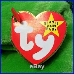 TY Beanie Baby Legs The Frog RARE 1993 No Star Tush Tag RETIRED Original 9 MWMT