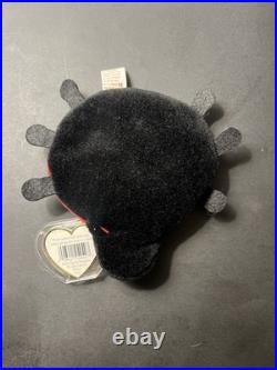 TY Beanie Baby Lucky The Ladybug w 10 Spots Plush Toy Ultra Rare w PVC Pellets
