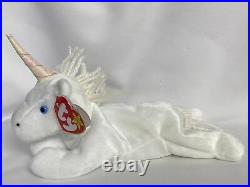 TY Beanie Baby Mystic the Unicorn 1994 Iridescent Horn ERRORS VERY RARE