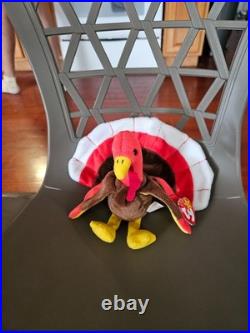 TY Beanie Baby One very Rare GOBBLES the Turkey 1 with the wrong name TAG TY Beanie Baby One very Rare GOBBLES the Turkey 1 with the wrong name TAG