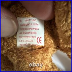 TY Beanie Baby Original Fuzz Retired With TAG ERRORS RARE