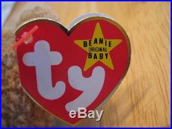 TY Beanie Baby Original Rare Curly multiple errors. Near mint. Retired