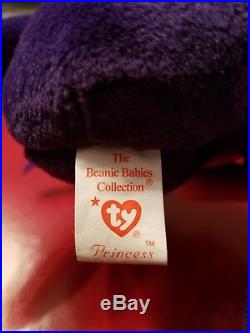 TY Beanie Baby PRINCESS DIANA Great Condition VERY RARE