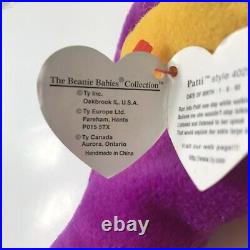 TY Beanie Baby Patti the Platypus Original 1993 PVC TAG ERRORS EXTREMELY RARE
