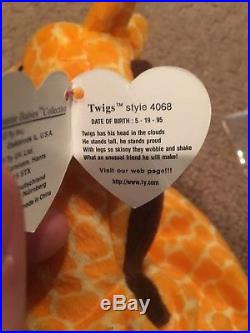 TY Beanie Baby Princess Diana Rare& retired NO-SPACE Mint Condition1ST EDITION