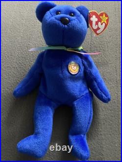 TY Beanie Baby RARE 1998 Clubby Bear With Errors Near Mint Condition TY Beanie Baby RARE 1998 Clubby Bear With Errors Near Mint Condition