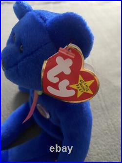 TY Beanie Baby RARE 1998 Clubby Bear With Errors Near Mint Condition TY Beanie Baby RARE 1998 Clubby Bear With Errors Near Mint Condition