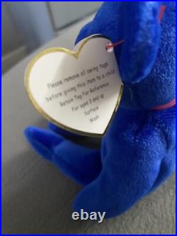 TY Beanie Baby RARE 1998 Clubby Bear With Errors Near Mint Condition TY Beanie Baby RARE 1998 Clubby Bear With Errors Near Mint Condition