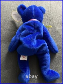 TY Beanie Baby RARE 1998 Clubby Bear With Errors Near Mint Condition TY Beanie Baby RARE 1998 Clubby Bear With Errors Near Mint Condition