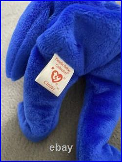 TY Beanie Baby RARE 1998 Clubby Bear With Errors Near Mint Condition TY Beanie Baby RARE 1998 Clubby Bear With Errors Near Mint Condition
