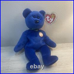 TY Beanie Baby RARE 1998 Clubby Bear with Errors Mint Condition & TAGs