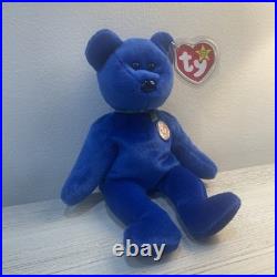 TY Beanie Baby RARE 1998 Clubby Bear with Errors Mint Condition & TAGs