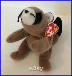 TY Beanie Baby RINGO The Raccoon 1995 Rare Retired Vintage & Collectable