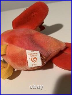 TY Beanie Baby Rare Retired Original Pristine Mint Condition 1996 Strut Rooster