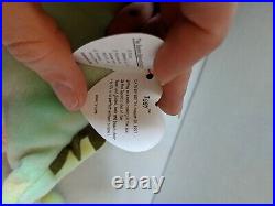 TY Beanie Baby Rare Retired Original Pristine Mint Condition 1997 Iggy Iguana