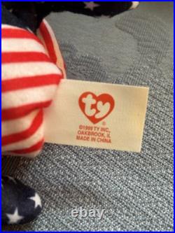 TY Beanie Baby-Rare Spangle The Bear McDonalds 1999 New In Box Tag Errors TY Beanie Baby-Rare Spangle The Bear McDonalds 1999 New In Box Tag Errors