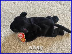 TY Beanie Baby Rare VELVET (THE PANTHER) DOB 12-16-1995 # 4064 MINT