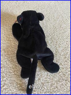 TY Beanie Baby Rare VELVET (THE PANTHER) DOB 12-16-1995 # 4064 MINT