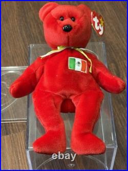 TY Beanie Baby Red Osito Bear Plush 1999 With Errors Mint Condition RARE