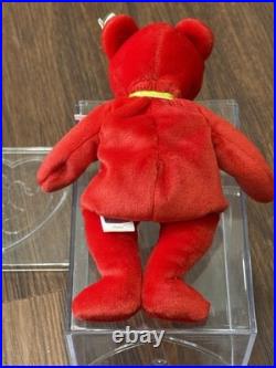 TY Beanie Baby Red Osito Bear Plush 1999 With Errors Mint Condition RARE