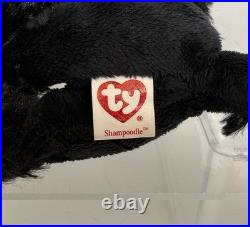 TY Beanie Baby SHAMPOODLE the Poodle Dog (7 inch) VERY RARE! MWMTs