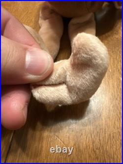 TY Beanie Baby STRETCH The Ostrich (6.5 In) Rare with Errors Mint Condition