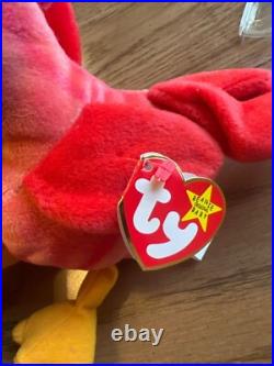 TY Beanie Baby STRUT The Rooster 1996 ERRORS MINT CONDITION Retired Rare