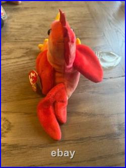 TY Beanie Baby STRUT The Rooster 1996 ERRORS MINT CONDITION Retired Rare