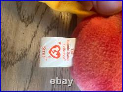 TY Beanie Baby STRUT The Rooster 1996 ERRORS MINT CONDITION Retired Rare