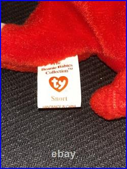 TY Beanie Baby Snort The Bull 1995 Vintage Super Rare (14 ERRORS)