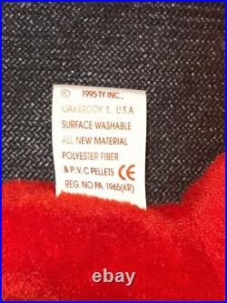 TY Beanie Baby Snort The Bull 1995 Vintage Super Rare (14 ERRORS)