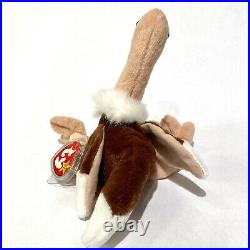 TY Beanie Baby Stretch the Ostrich 1997 Rare with Errors & PVC pellets