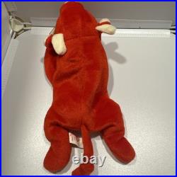 TY Beanie Baby Tabasco Very Rare 1995 Bulls PVC Tag Errors Mint Condition